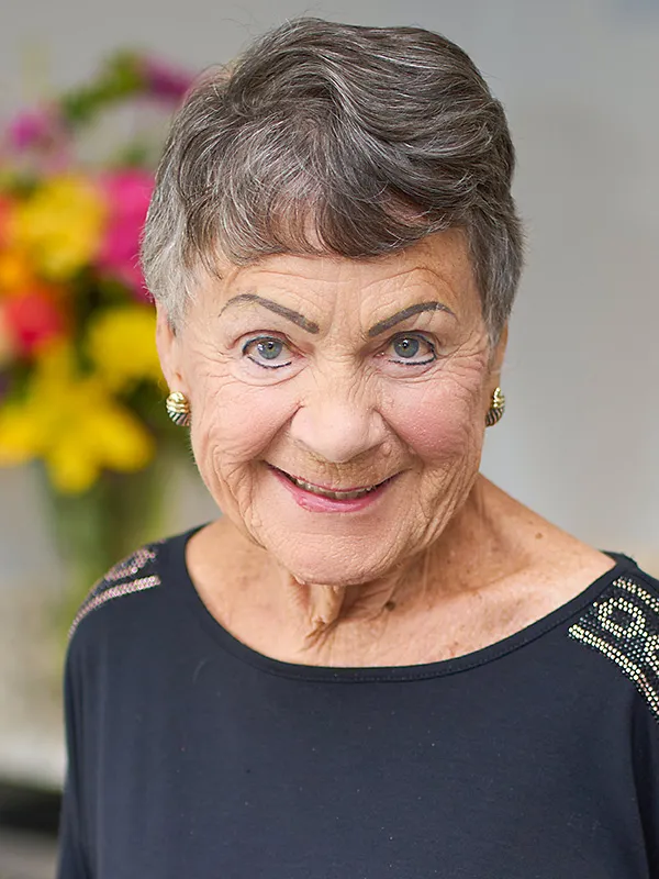 Portrait image of a patient testimonial.